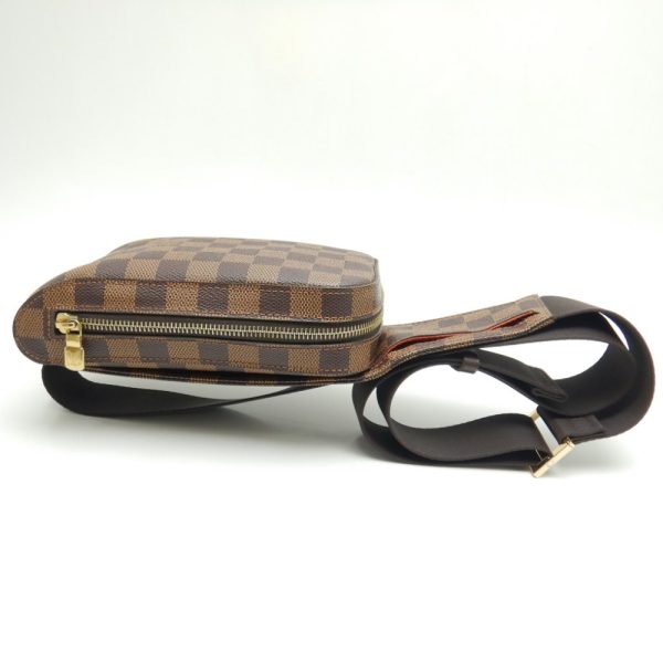 2 Louis Vuitton Damier Jeronimos Ebene Body Bag Brown