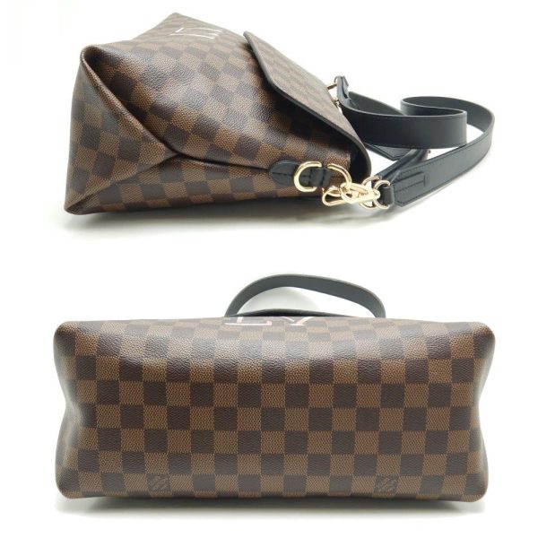 2 Louis Vuitton Damier Beaubourg Ebene Shoulder Bag Brown