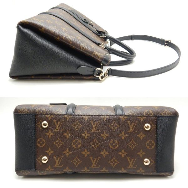 2 Louis Vuitton Monogram Soufflot MM Noir 2WAY Bag