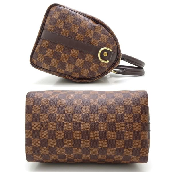 2 Louis Vuitton Damier Speedy Bandouliere 25 Mini Boston Bag Ebene Brown