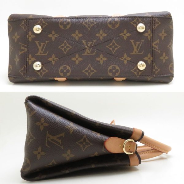 2 Louis Vuitton Soufflot BB Handbag Monogram Brown