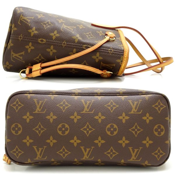 2 Louis Vuitton Monogram Neverfull PM Brown Tote Bag