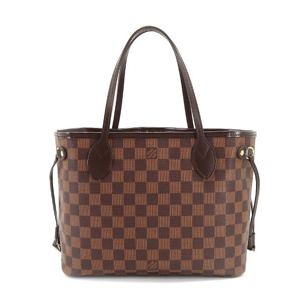 2 Louis Vuitton Damier Neverfull PM Tote Bag Ebene