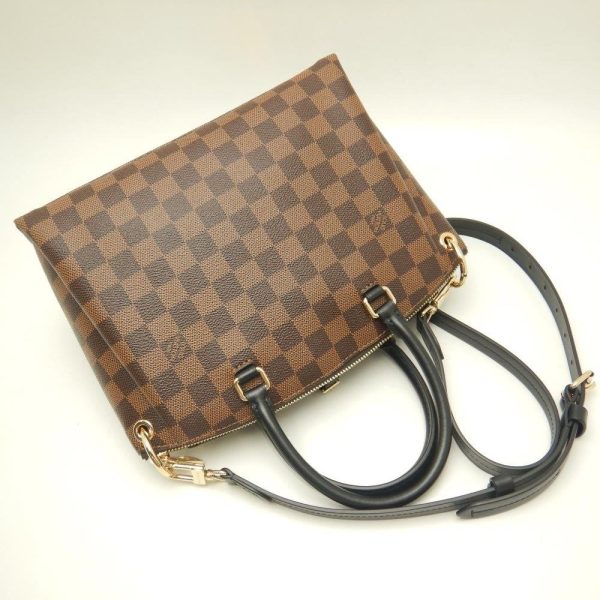 2 Louis Vuitton Odeon NM PM Damier Tote Bag Ebene Brown