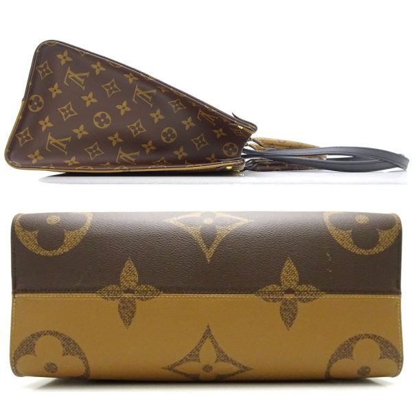 2 Louis Vuitton Monogram Giant Reverse On The Go MM Brown