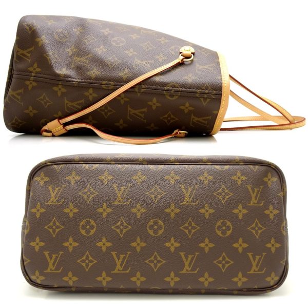 2 Louis Vuitton Monogram Neverfull MM Tote Bag