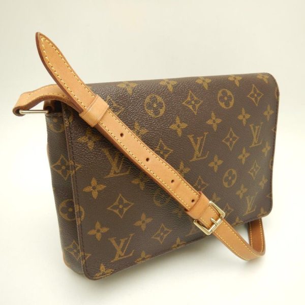 2 Louis Vuitton Monogram Musette Tango Brown