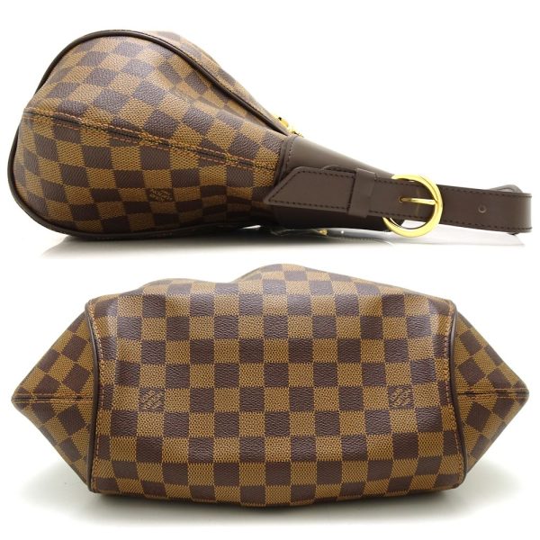 2 Louis Vuitton Damier Sistina MM Shoulder Bag Ebene