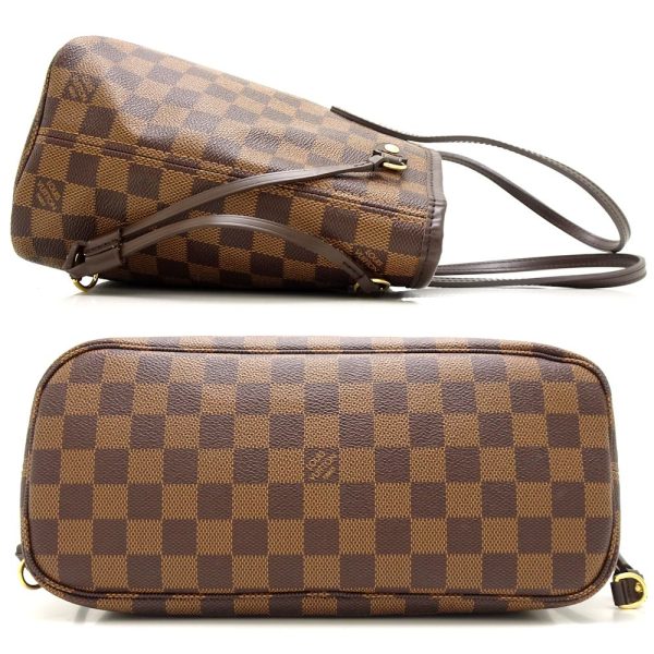 2 Louis Vuitton Damier Neverfull PM Tote Bag Ebene