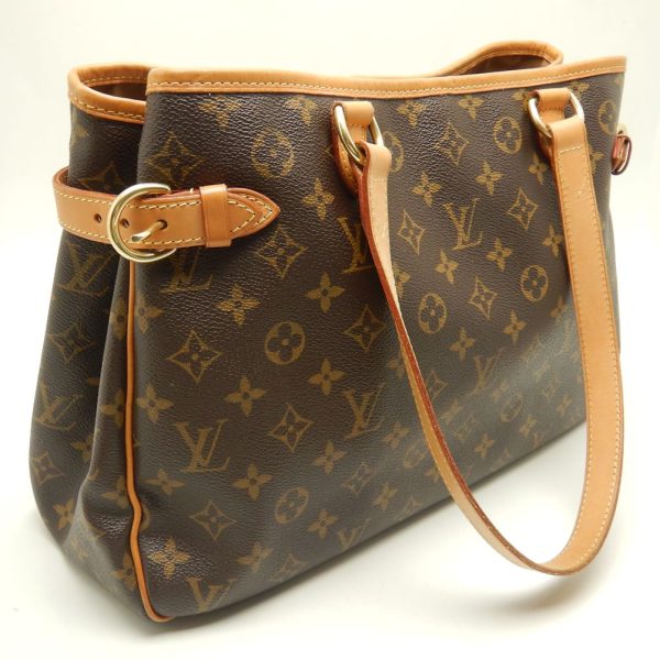 2 Louis Vuitton Monogram Batignolle Horizontal Tote Bag Brown