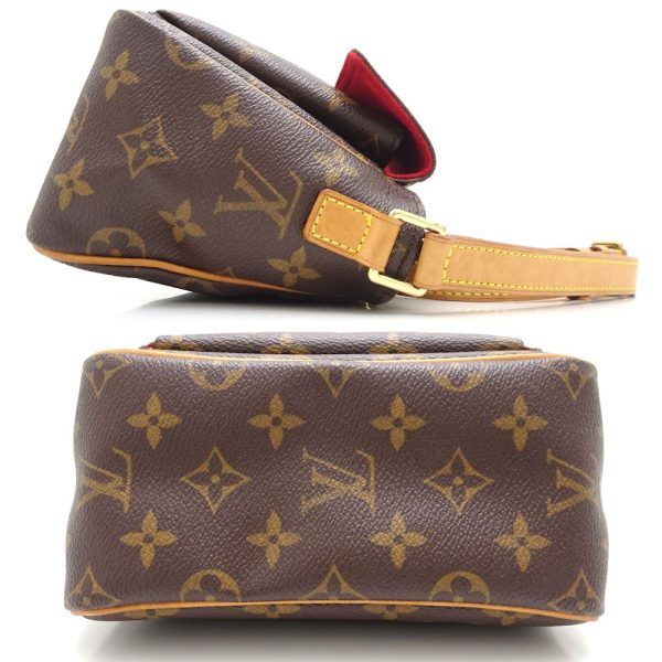 2 Louis Vuitton Monogram Viva Cite PM Crossbody Shoulder Bag Brown