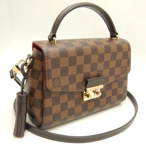 2 Louis Vuitton Croisette Damier Ebene Brown