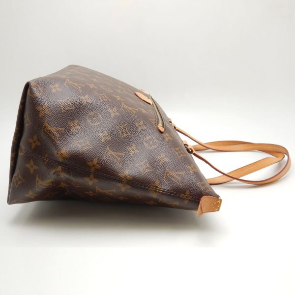 2 Louis Vuitton Monogram Jena MM Tote Bag Brown