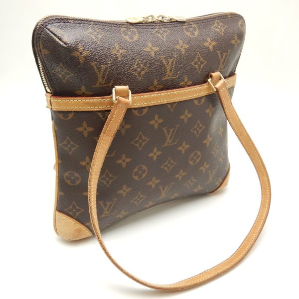 2 Louis Vuitton Monogram Kusan GM Shoulder Bag Brown