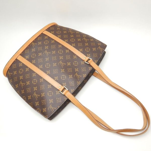 2 Louis Vuitton Monogram Babylon Tote Bag Brown