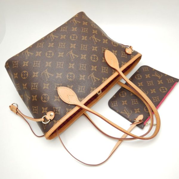 2 Louis Vuitton Monogram Neverfull PM Tote Bag