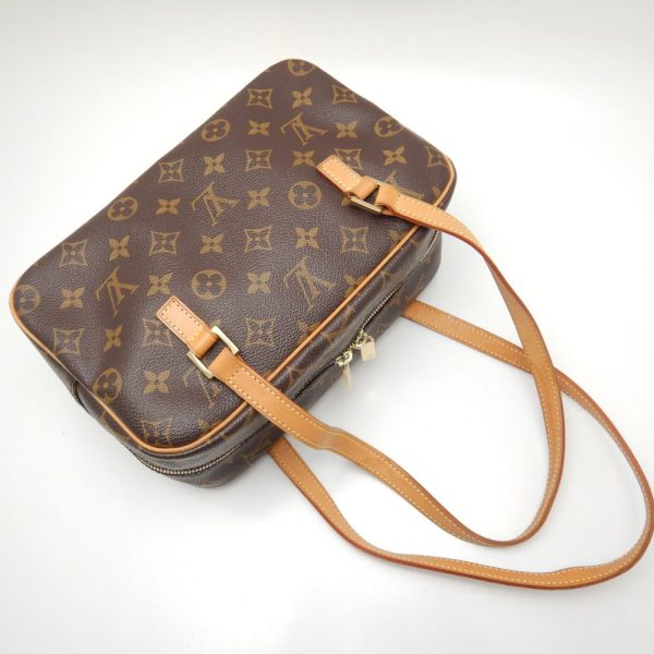 2 Louis Vuitton Monogram Cite MM Shoulder Bag Brown