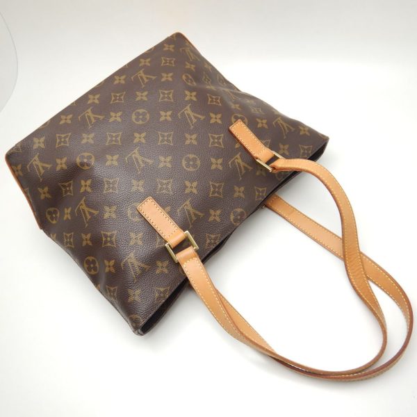 2 Louis Vuitton Monogram Tote Bag Brown