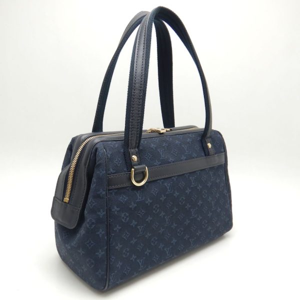 2 Louis Vuitton Josephine PM Handbag Monogram Blue