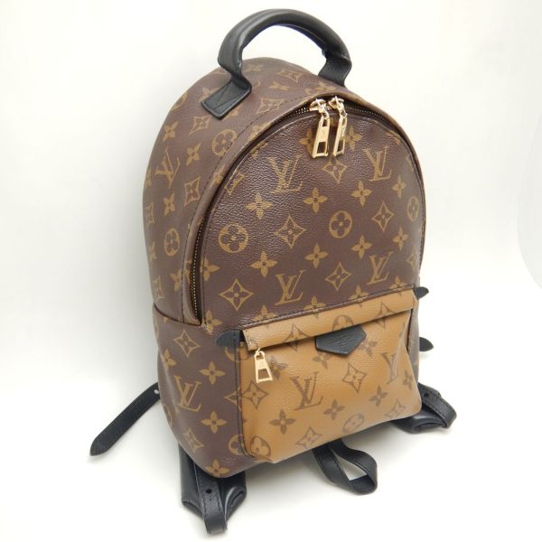 2 Louis Vuitton Palm Springs Backpack PM Monogram Reverse Brown