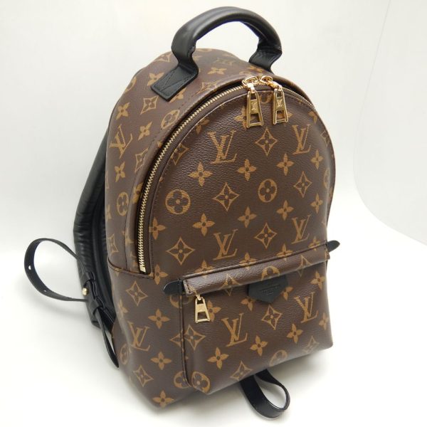 2 Louis Vuitton Monogram Palm Springs Rucksack Backpack PM Brown