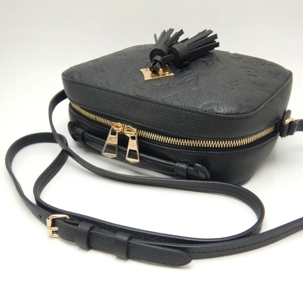 2 Louis Vuitton Santonge Shoulder Bag Emplant Noir