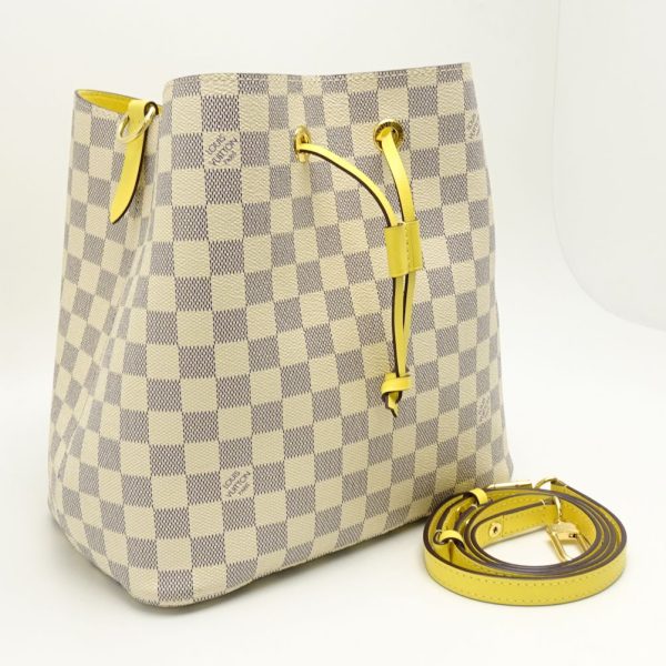 2 Louis Vuitton NeoNoe Shoulde Bag Damier Azur