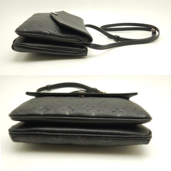 2 Louis Vuitton Emplant Twice Noir Diagonal Shoulder Bag Black