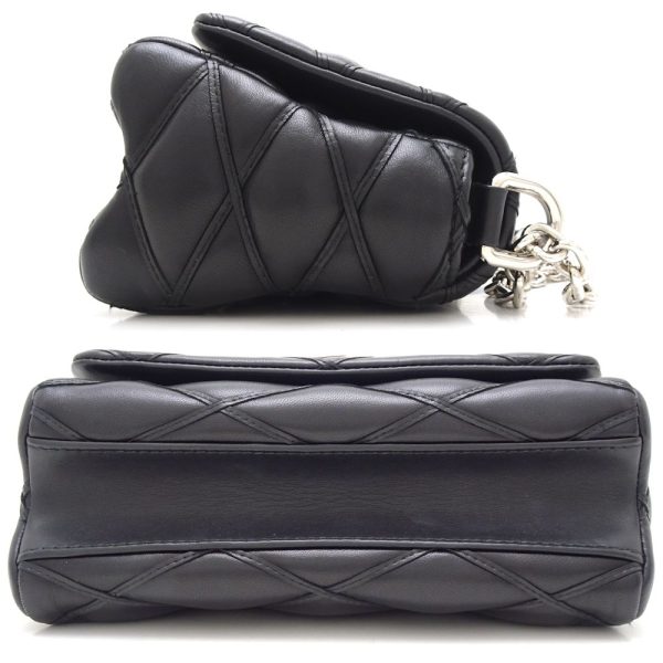 2 Louis Vuitton Quilted Twist Shoulder Bag Black