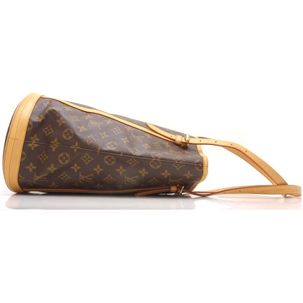 2 Louis Vuitton Monogram GM Tote Bag Brown