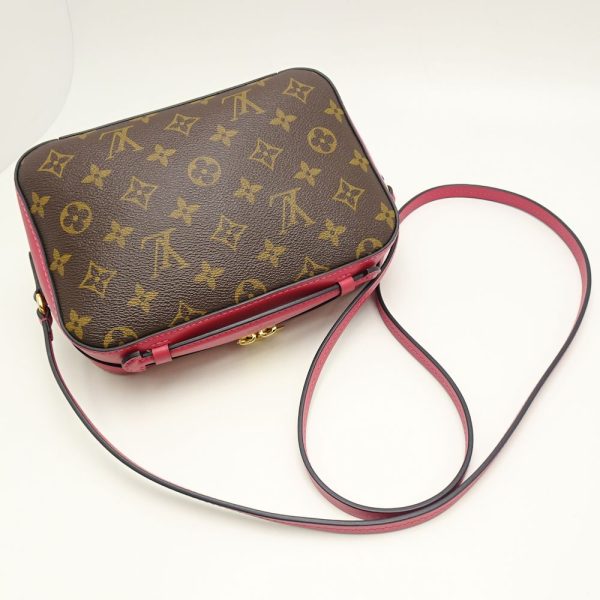 2 Louis Vuitton Monogram Santonge Freesia Diagonal Shoulder Bag