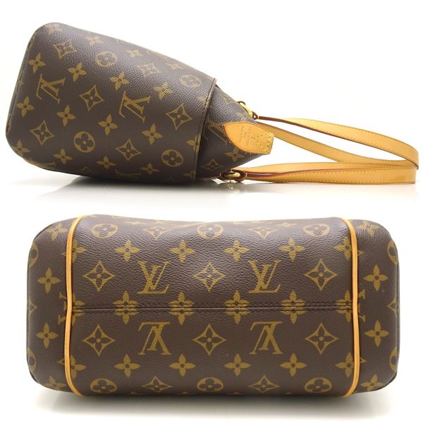 2 Louis Vuitton Monogram Totally PM Tote Bag Brown