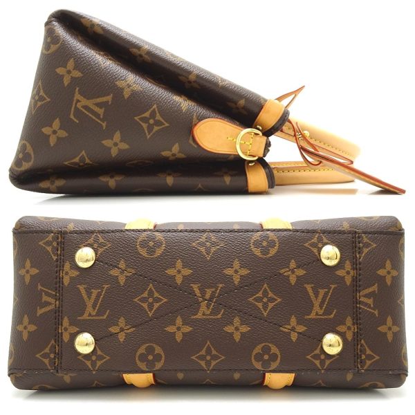 2 Louis Vuitton Monogram Soufflot BB 2Way Bag Brown