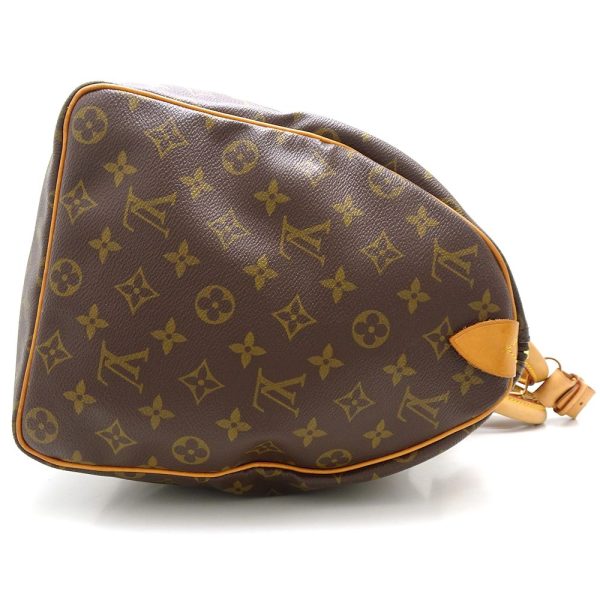 2 Louis Vuitton Monogram Keepall 45 Boston Bag Brown