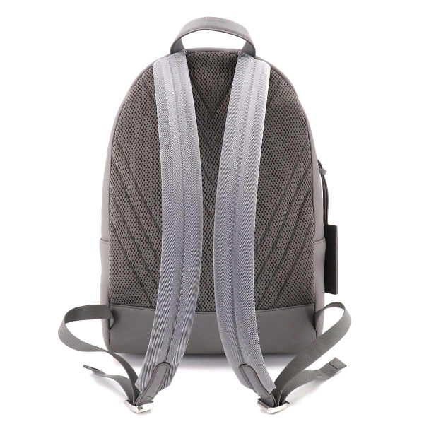 2 Louis Vuitton Aerogram Takeoff Backpack Rucksack Leather Gray