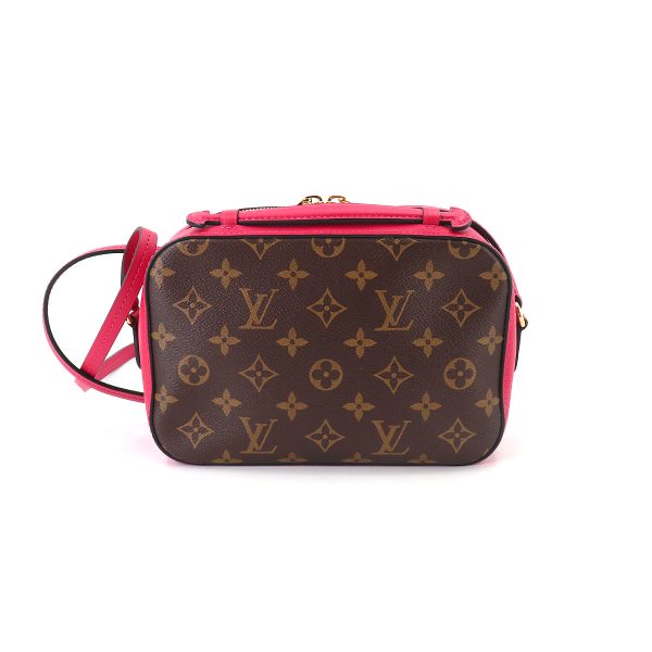 2 Louis Vuitton Monogram Saintonge Shoulder Bag Freesia Red