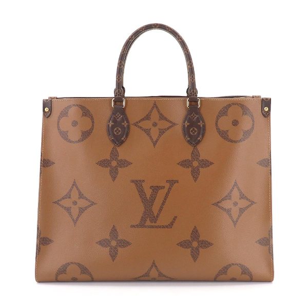 2 Louis Vuitton Giant Monogram Onthego GM Tote Shoulder Bag