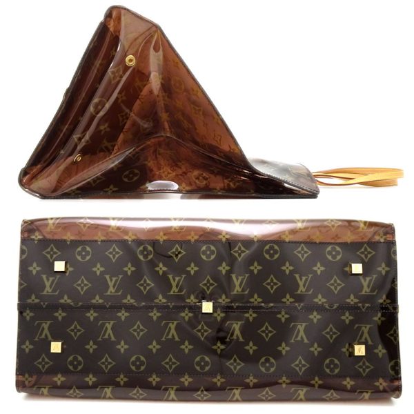 2 Louis Vuitton Monogram Hippo Cruise Tote Bag Brown