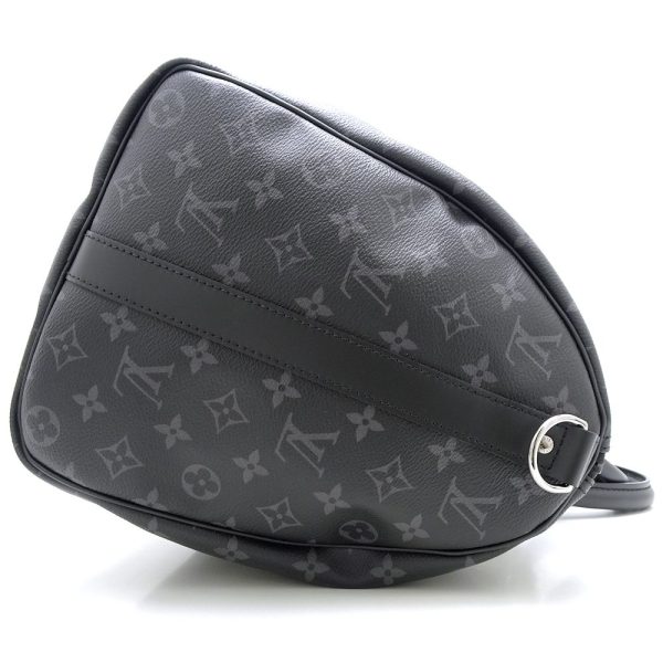 2 Louis Vuitton Monogram Keepall Bandouliere 45 Boston Bag Black