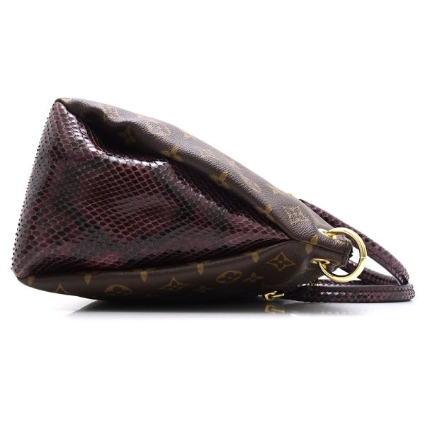 2 Louis Vuitton Monogram Python Pallas Bordeaux 2WAY Bag