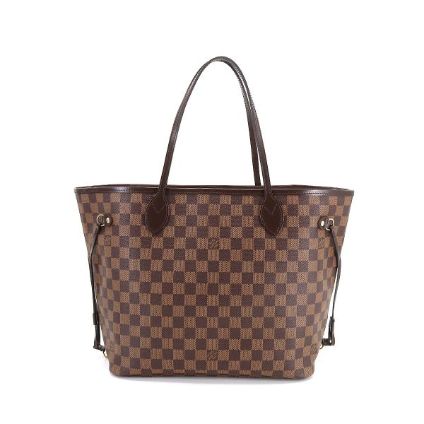 2 Louis Vuitton Damier Neverfull MM Tote Bag Ebene Rose Ballerine