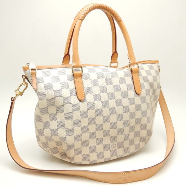 2 Louis Vuitton Damier Azur Riviera PM Handbag