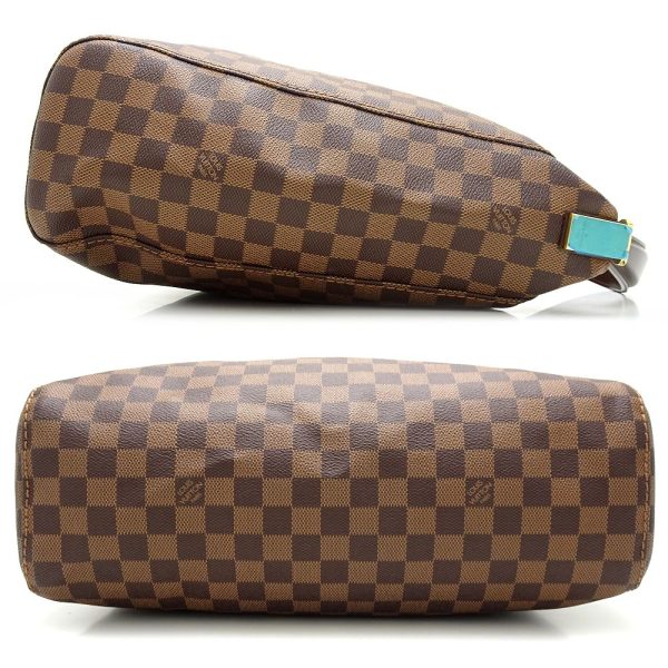 2 Louis Vuitton Damier Portobello PM Ebene Shoulder Bag Brown