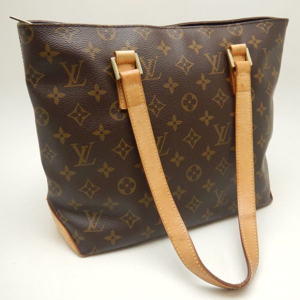 2 Louis Vuitton Monogram Piano Tote Bag Brown