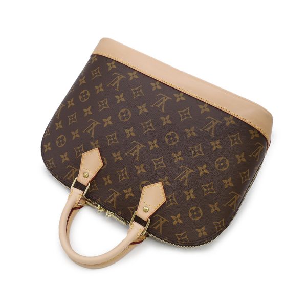 2 Louis Vuitton Alma Handbag Monogram Brown