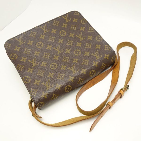 2 Louis Vuitton Monogram Cartesier Brown Diagonal Shoulder Bag