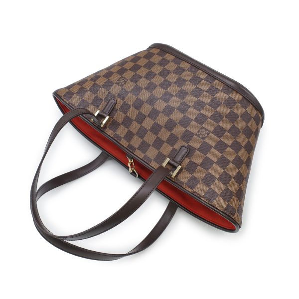 2 Louis Vuitton Manosque PM Handbag Damier Brown