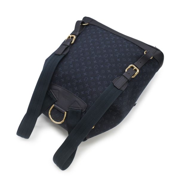 2 Louis Vuitton Montsouris GM Backpack Rucksack Tst Blue Navy