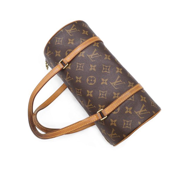 2 Louis Vuitton Monogram Papillon 26 Handbag Brown