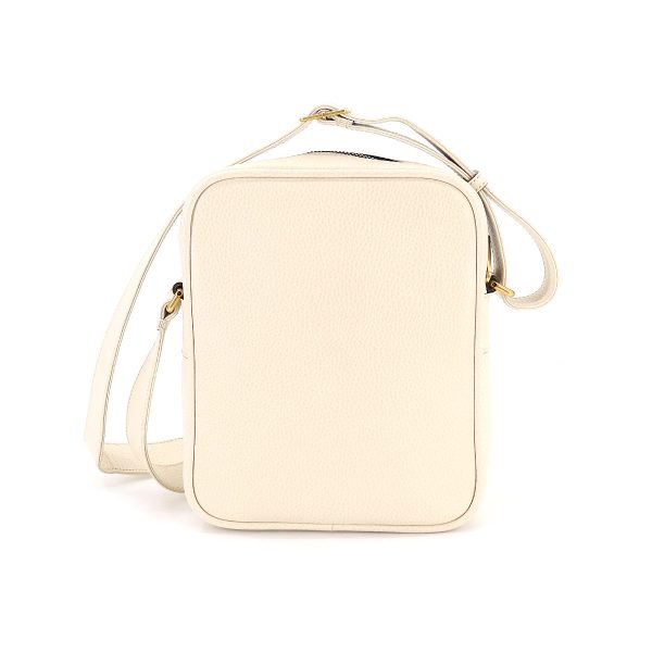 2 Gucci Shoulder Bag Leather Ivory Gold Hardware White